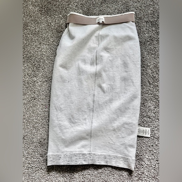 ARITZIA WILFRED Lis Pencil Skirt Marble White Grey Speckle Size Small - Picture 6 of 9